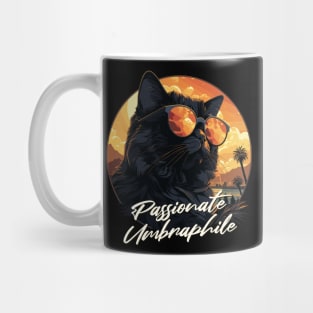 Cat Solar Eclipse Watcher, Umbraphile Total Solar Eclipse Glasses Art Mug